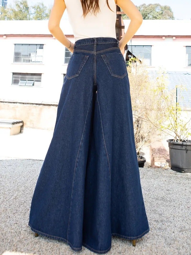 High Rise Wide Leg Jeans