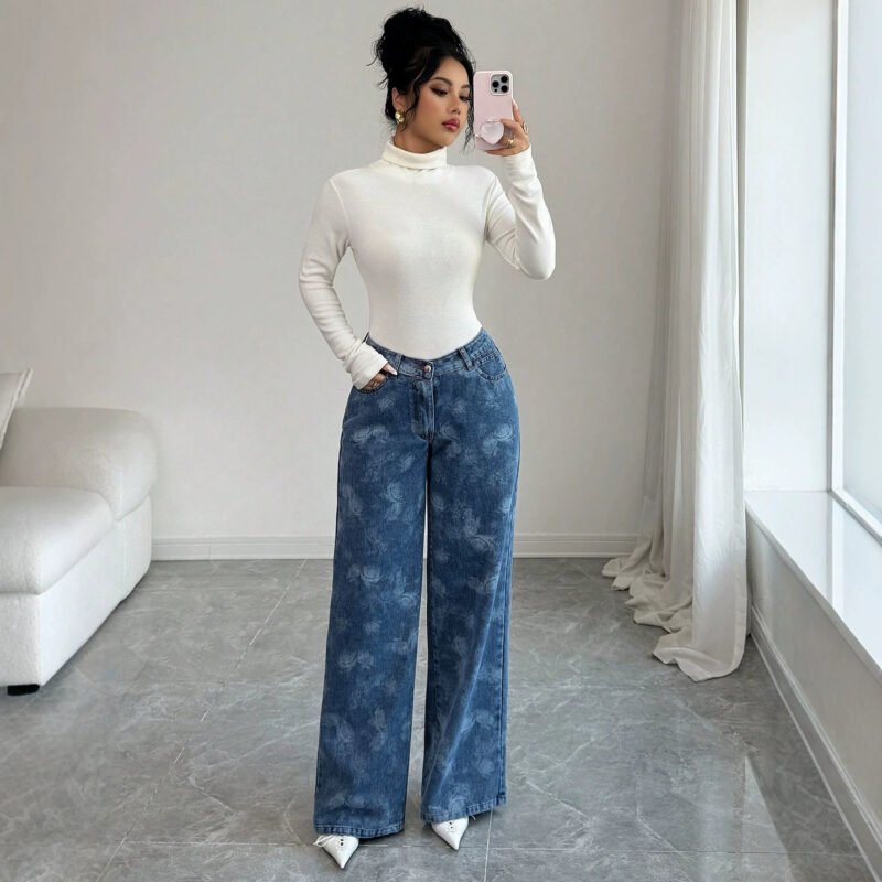 O1CN018RjTqS26ZCwEr2V2x_2090927675-0-cib.jpg Printed Straight Jeans