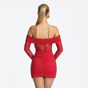O1CN018UKwOM1u13zSHyurh_2219806755976-0-cib.jpg Off Shoulder Lace Mini Dress
