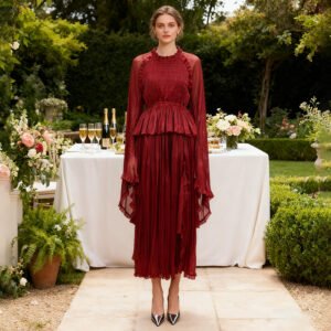 Ruffled Maxi Dress