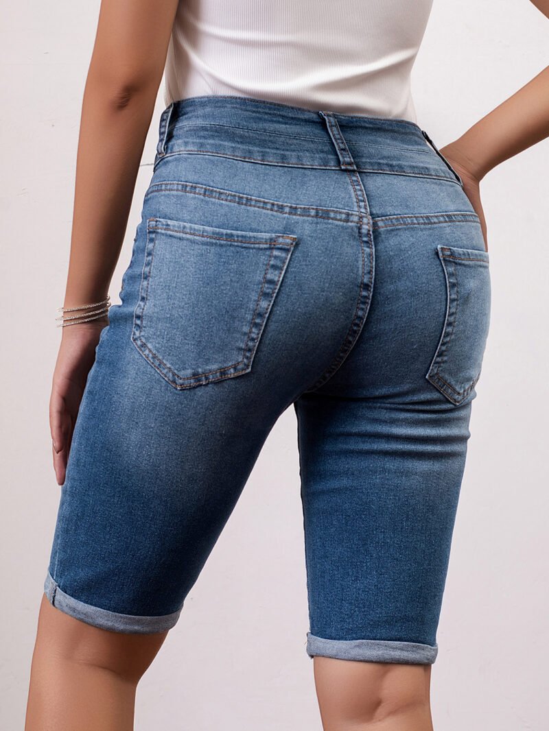 High Waist Denim Shorts