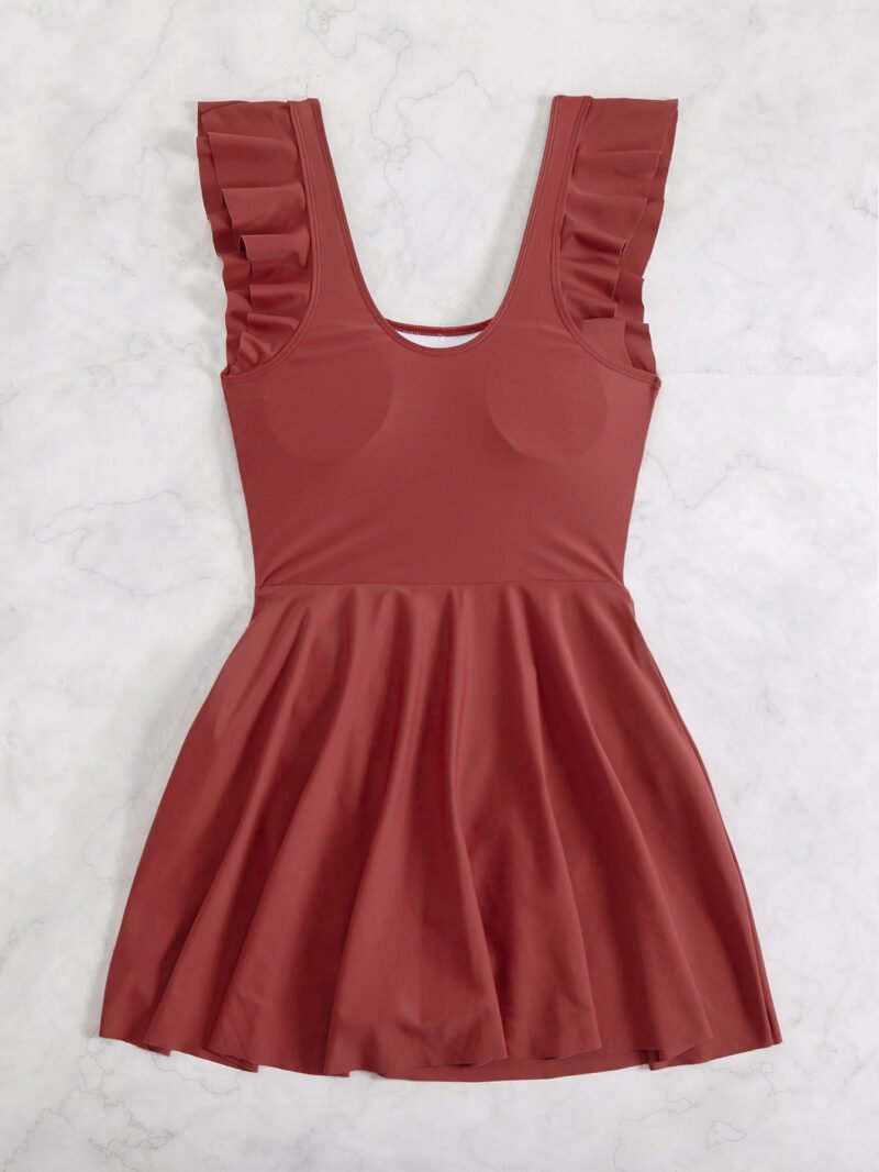 Ruched Asymmetric Swimsuit