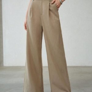 High Rise Straight Pants