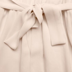 Belted Midi A-Line Dress