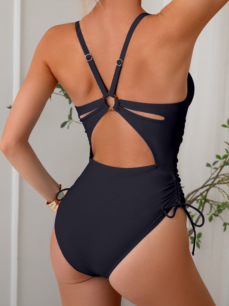 Ruched Cutout Swimsuit