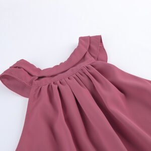 Asymmetric Halter Tank Top