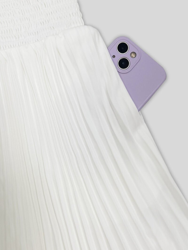 Smocked Off-Shoulder Dress