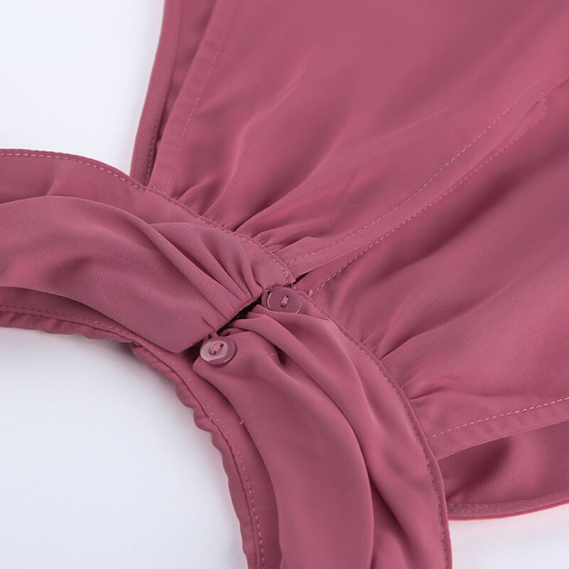 Asymmetric Halter Tank Top