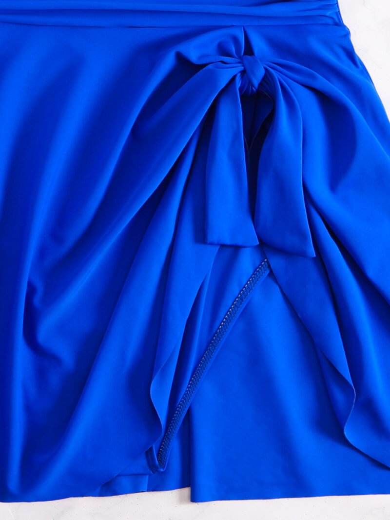Ruched Asymmetric Swimsuit