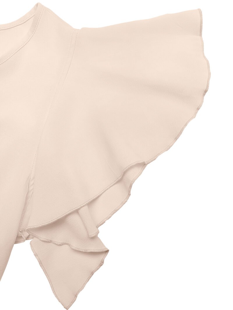 Belted Midi A-Line Dress