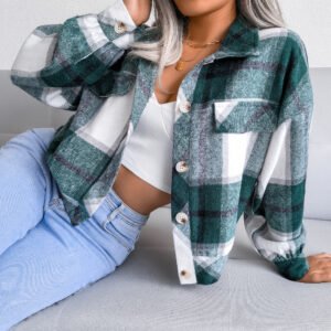 Plaid Wool Jacket