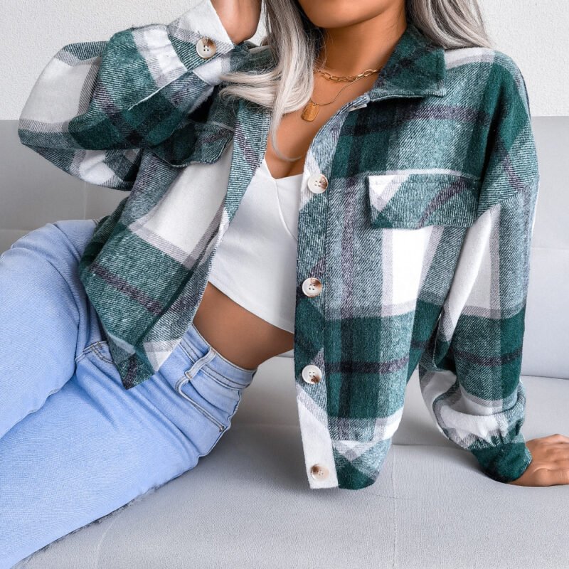 Plaid Wool Jacket