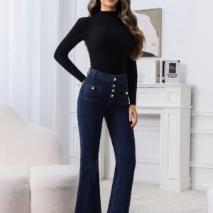 High Waist Bootcut Jeans