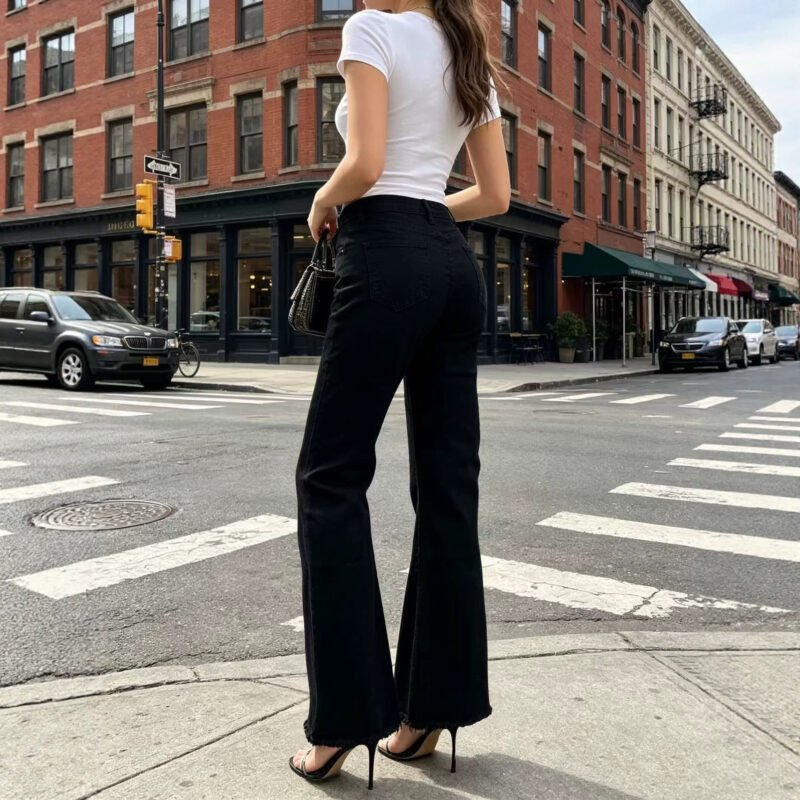 High Rise Bootcut Jeans