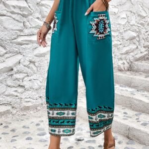 High Rise Wide Leg Trousers