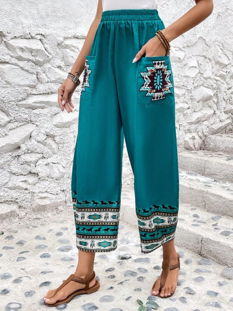 High Rise Wide Leg Trousers