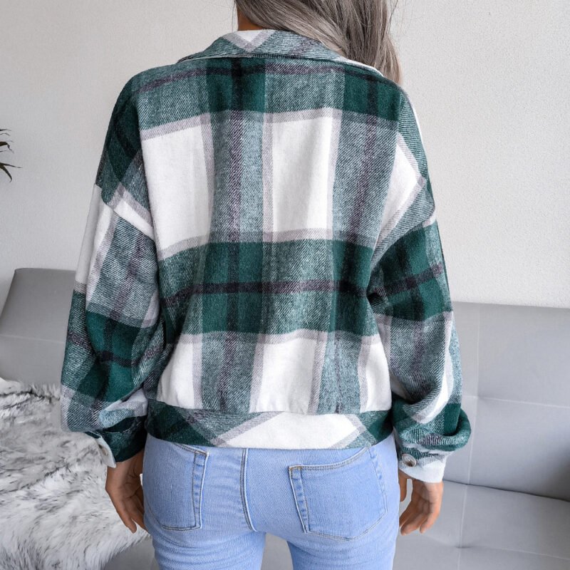 Plaid Wool Jacket