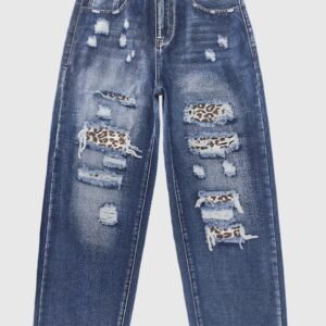 O1CN01DqcSWZ2M3B5Sap3Ez_2206666479771-0-cib.jpg Leopard Patch Straight Jeans