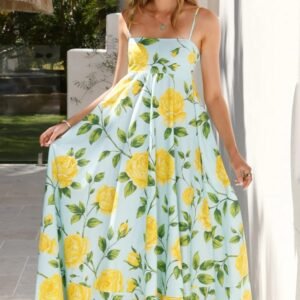 Floral Smocked Maxi Dress