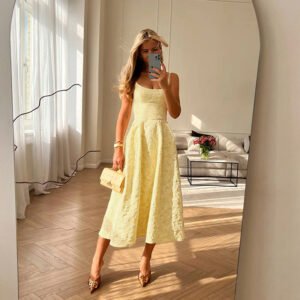 Jacquard Midi Dress