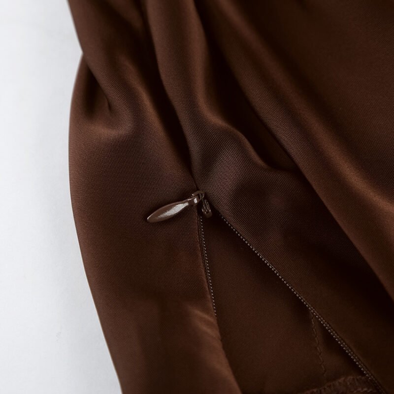 Asymmetric Cutout Midi Skirt
