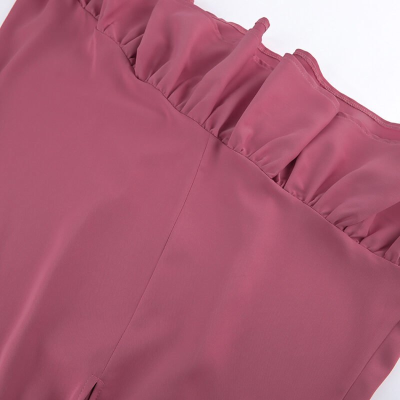 Asymmetric Halter Tank Top