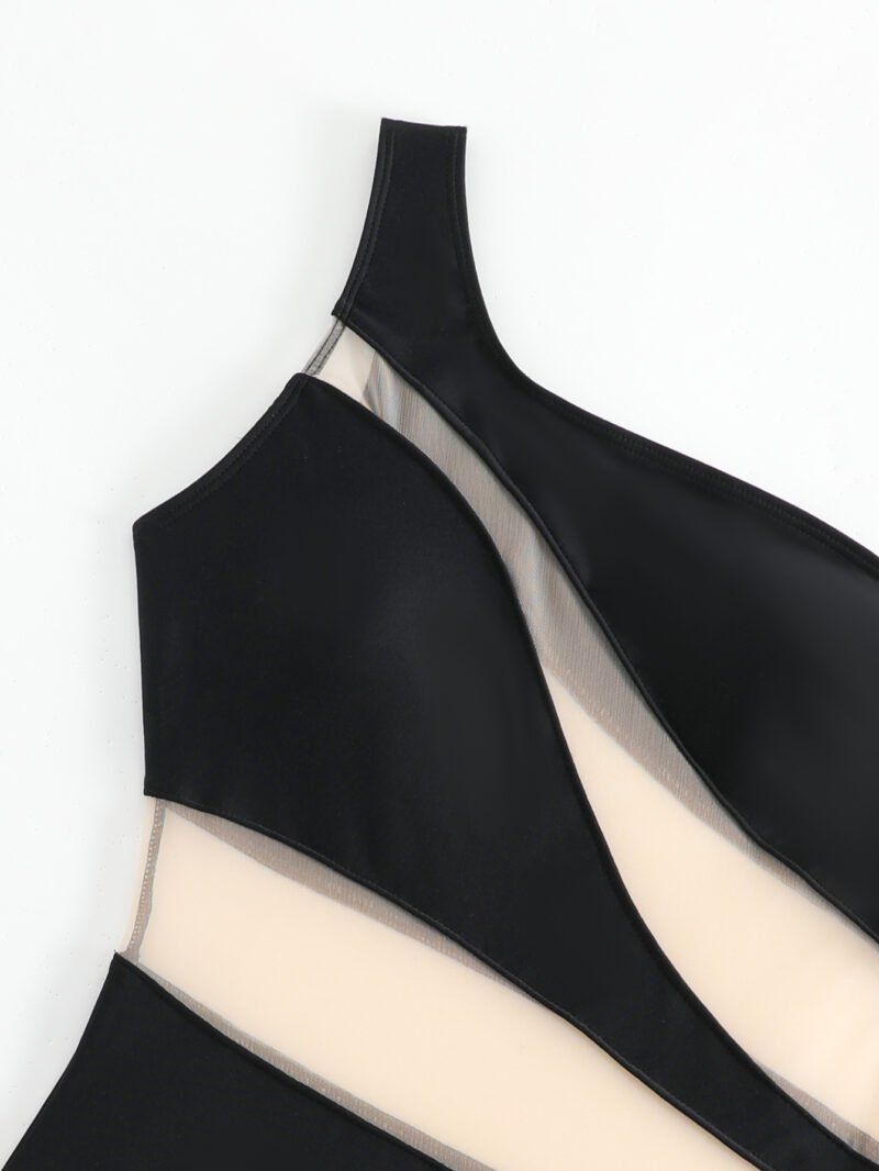 Asymmetric One Shoulder Swimsuit