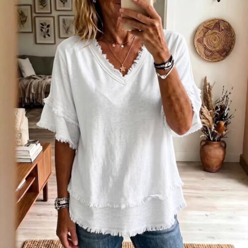 V-Neck Loose Top