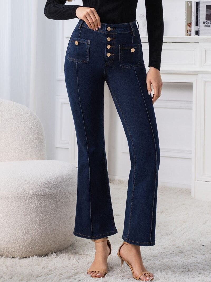 High Waist Bootcut Jeans