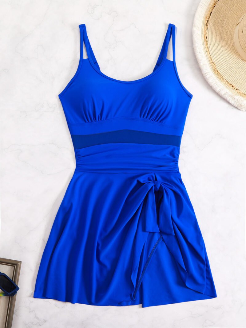Ruched Asymmetric Swimsuit