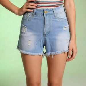 High Waist Denim Shorts