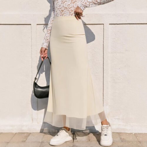 O1CN01GcHZuT2BhWCbJx2X3_3163508370-0-cib.jpg High Waist Mesh Pencil Skirt