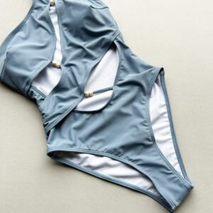 Asymmetric Cutout Swimsuit