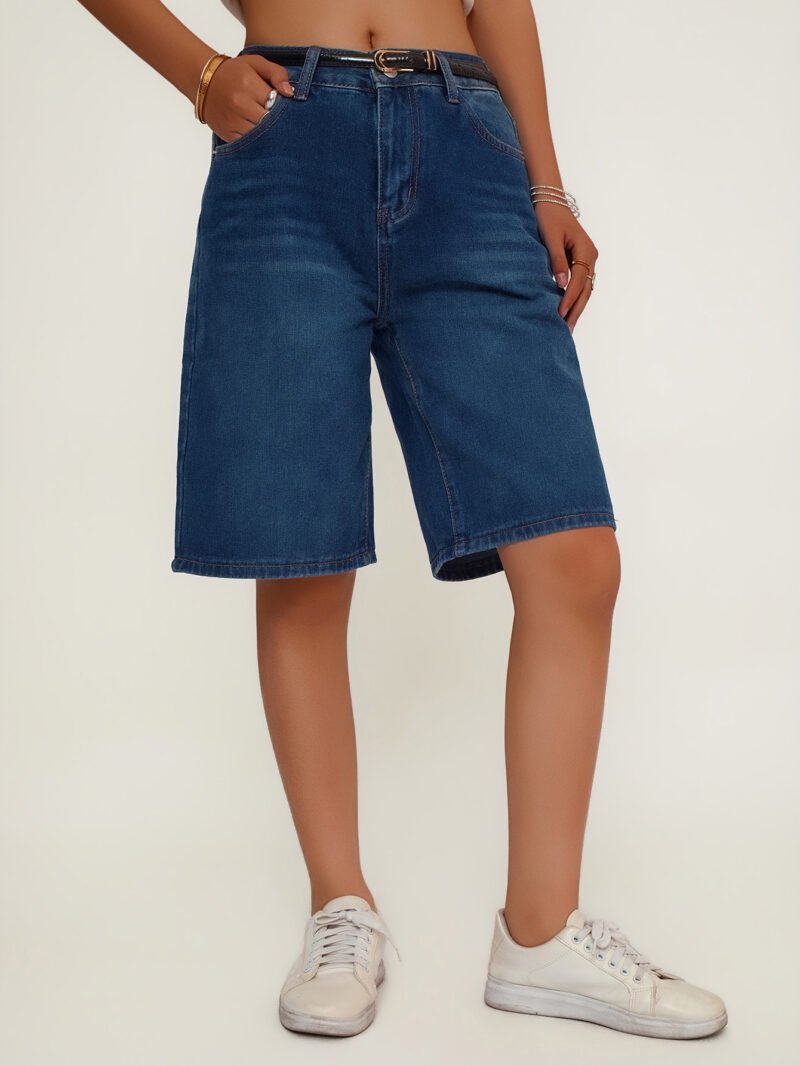 O1CN01HIs16T1hxbdTSLnn4_2219869834344-0-cib.jpg High Waist Denim Shorts