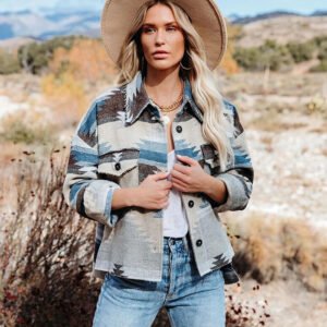Aztec Print Jacket