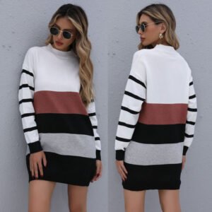 Color Block Sweater Dress