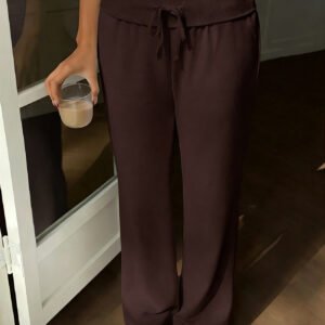 Regular Rise Straight Pants