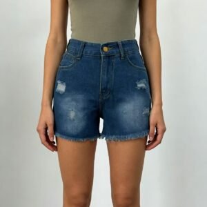 High Waist Denim Shorts