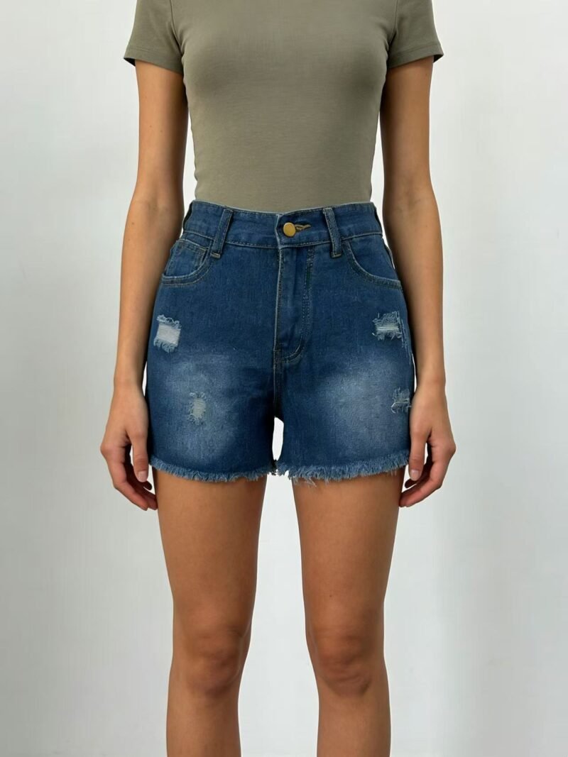 High Waist Denim Shorts