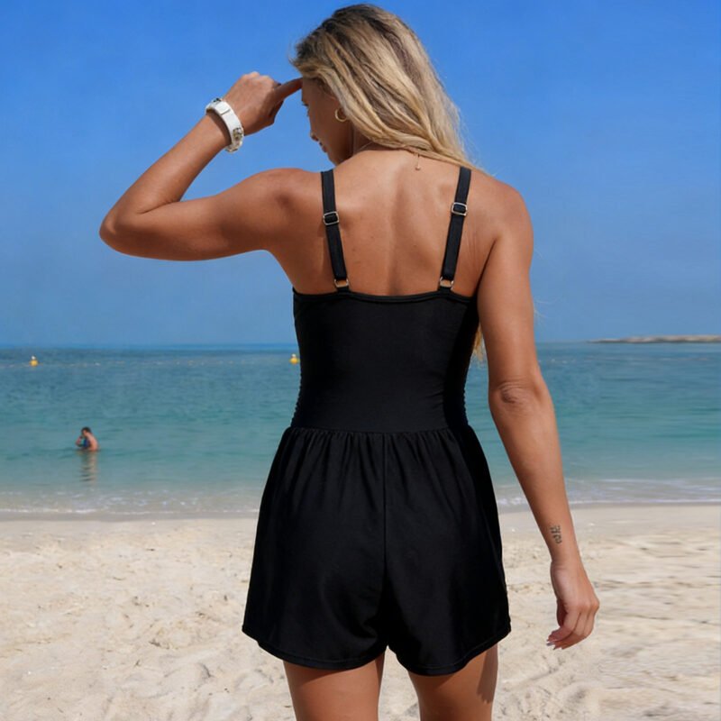 Ruched Sleeveless Swimsuit