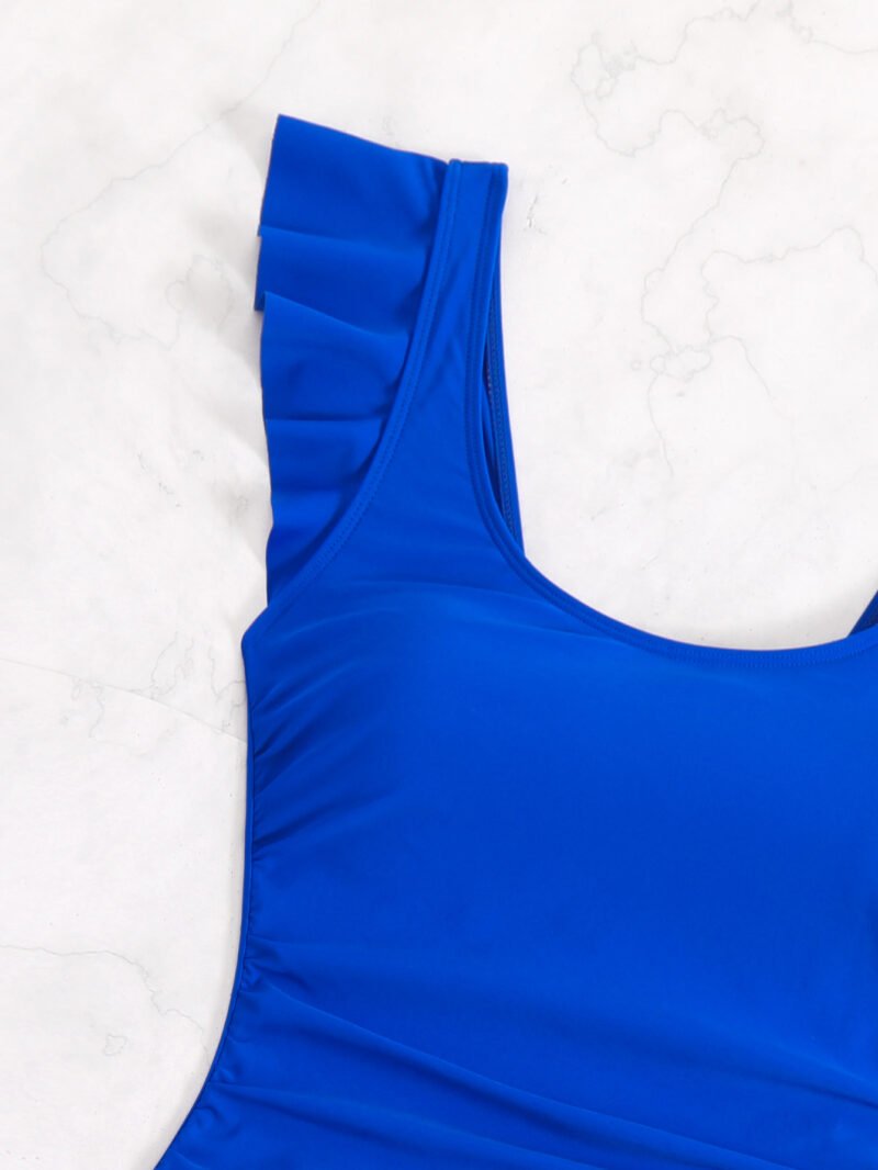 Ruched Asymmetric Swimsuit
