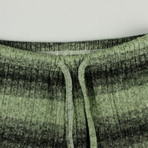 Striped Straight-Leg Pants