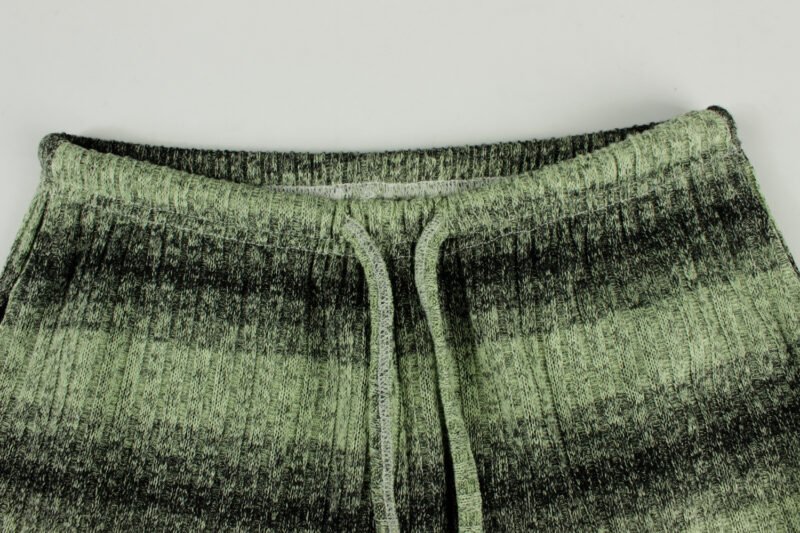 Striped Straight-Leg Pants