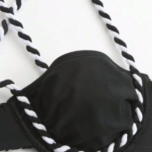 Lace Up Bikini Set