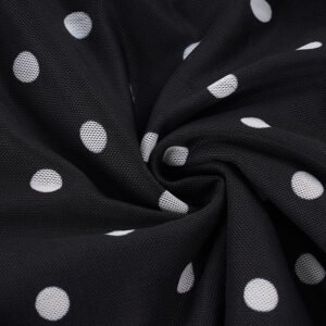 Polka Dot Mesh Mini Skirt