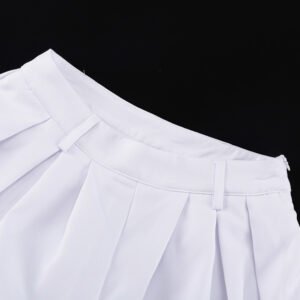 Pleated Wide Leg Trousers