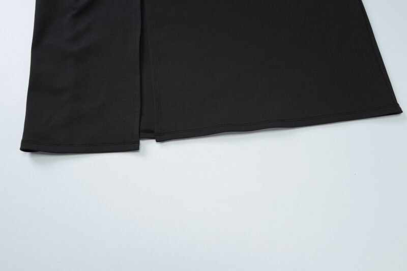 Asymmetric Ruffle Maxi Dress