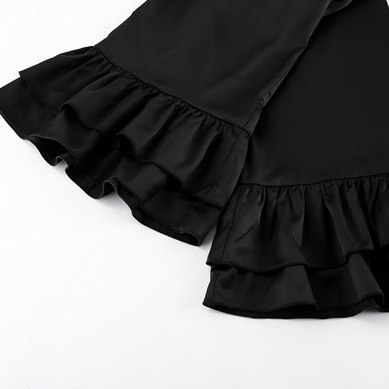 Ruched Straight Trousers