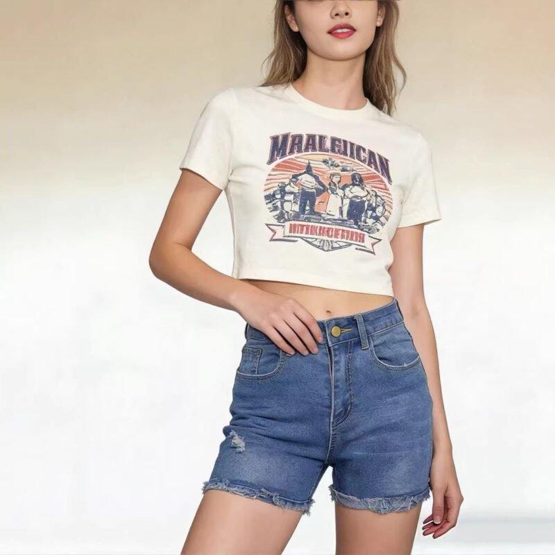 Slim Fit Denim Shorts