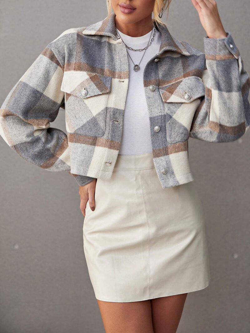Check Shacket Jacket